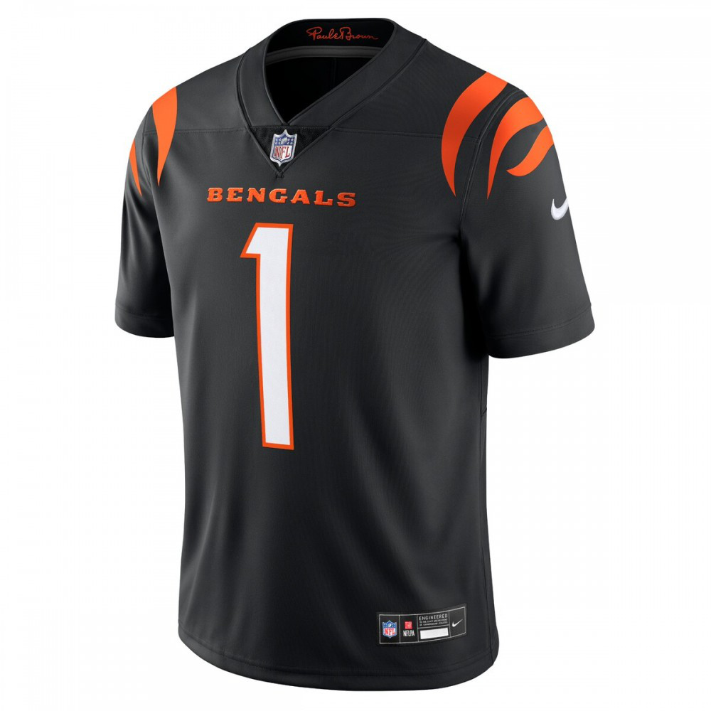 Ja'Marr Chase Cincinnati Bengals Nike Vapor Untouchable Limited Jersey - Black-Profan Arena